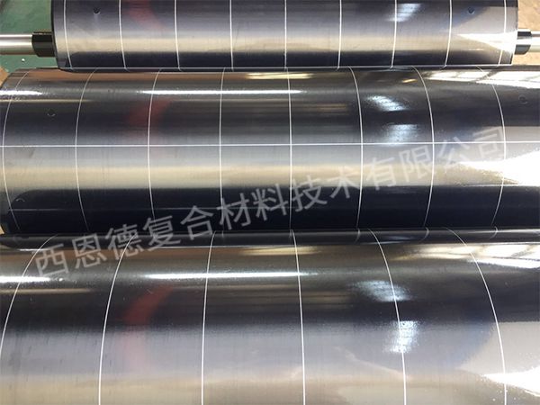 碳辊表面划刻度线